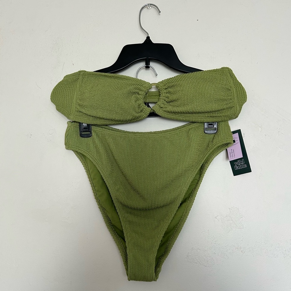 Wild Fable Texture swimsuit set